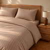 Striped Bedsheet — Coffee
