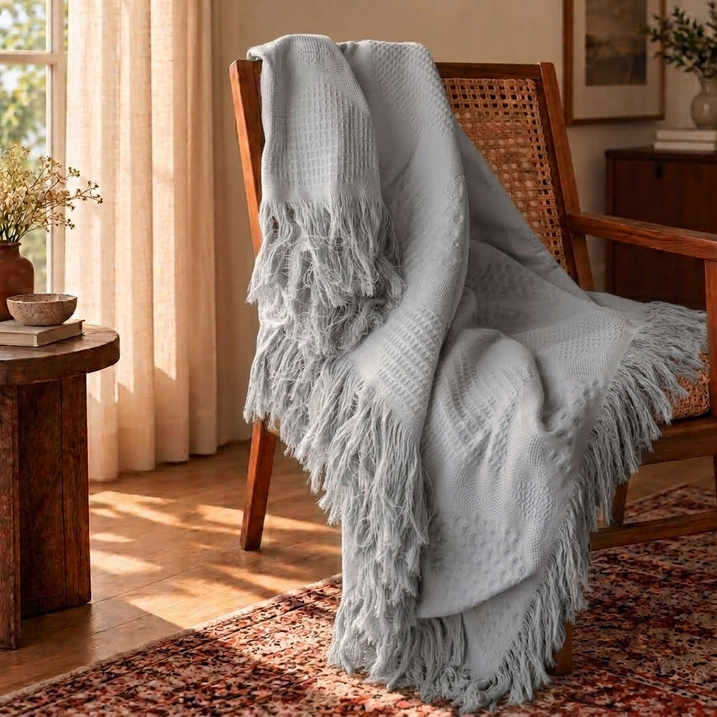 Throw Blanket — Silver