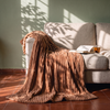 Striped Blanket — Coffee