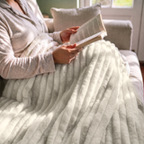 Striped Blanket — White