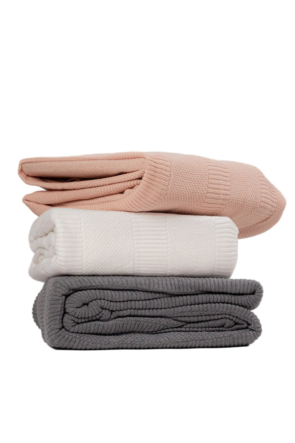 Honeycomb Blanket — Off White