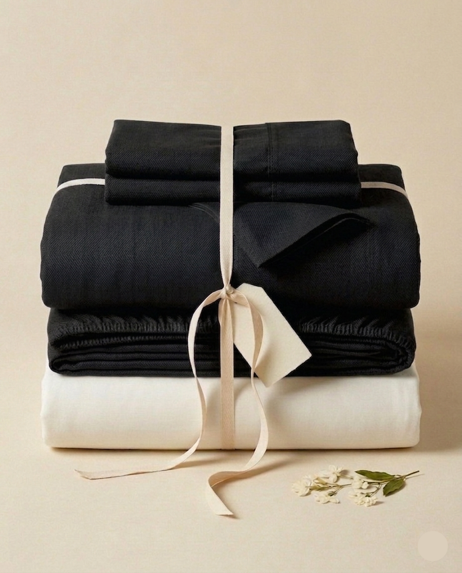 All You Need Set (Percale Bedsheet + Duvet Cover + Mattress Protector)
