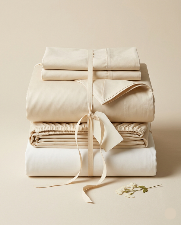 All You Need Set (Percale Bedsheet + Duvet Cover + Mattress Protector) — Coffee
