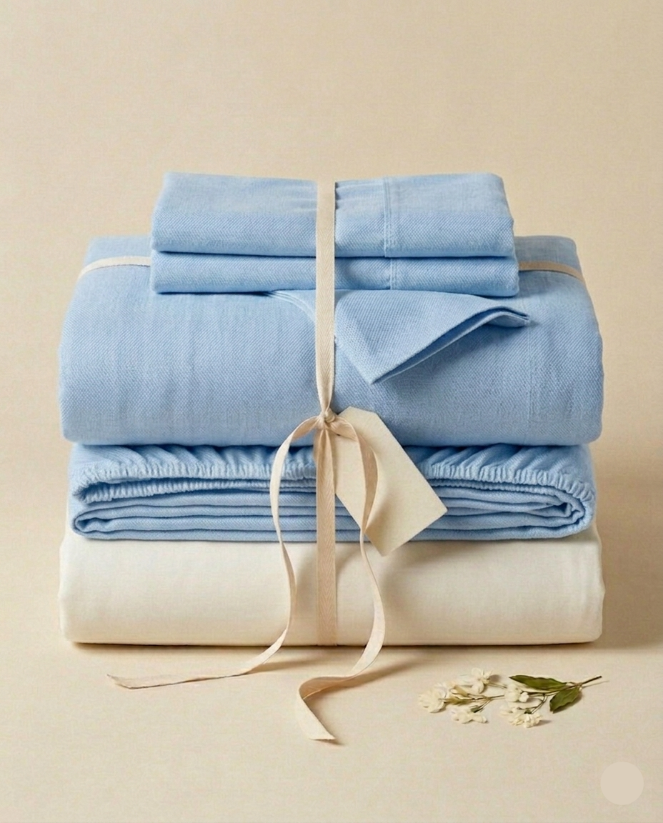 All You Need Set (Percale Bedsheet + Duvet Cover + Mattress Protector)