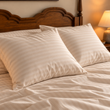 Striped Bedsheet — Off-White