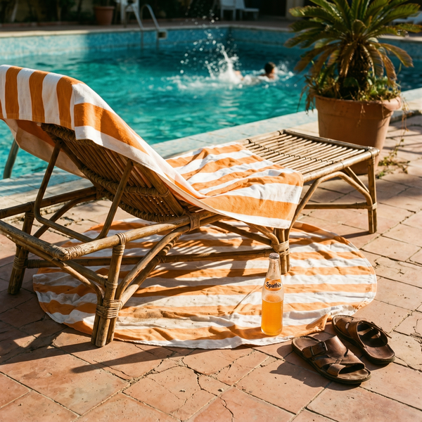 Orange Stripes Towel