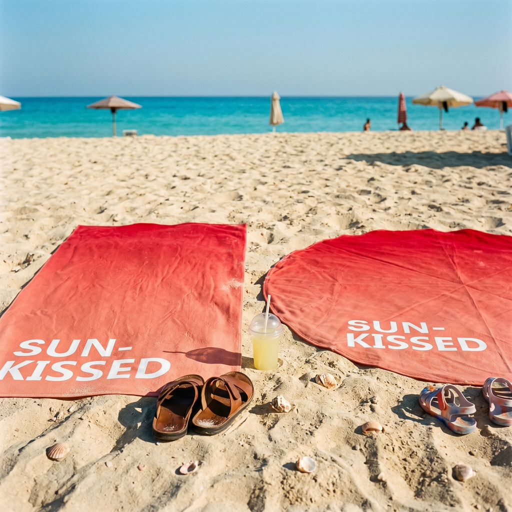 Sun-Kissed beach towel — rectangle